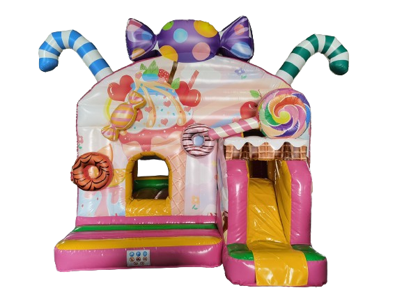 Hüpfburg 4,9x3,8 m - Candy