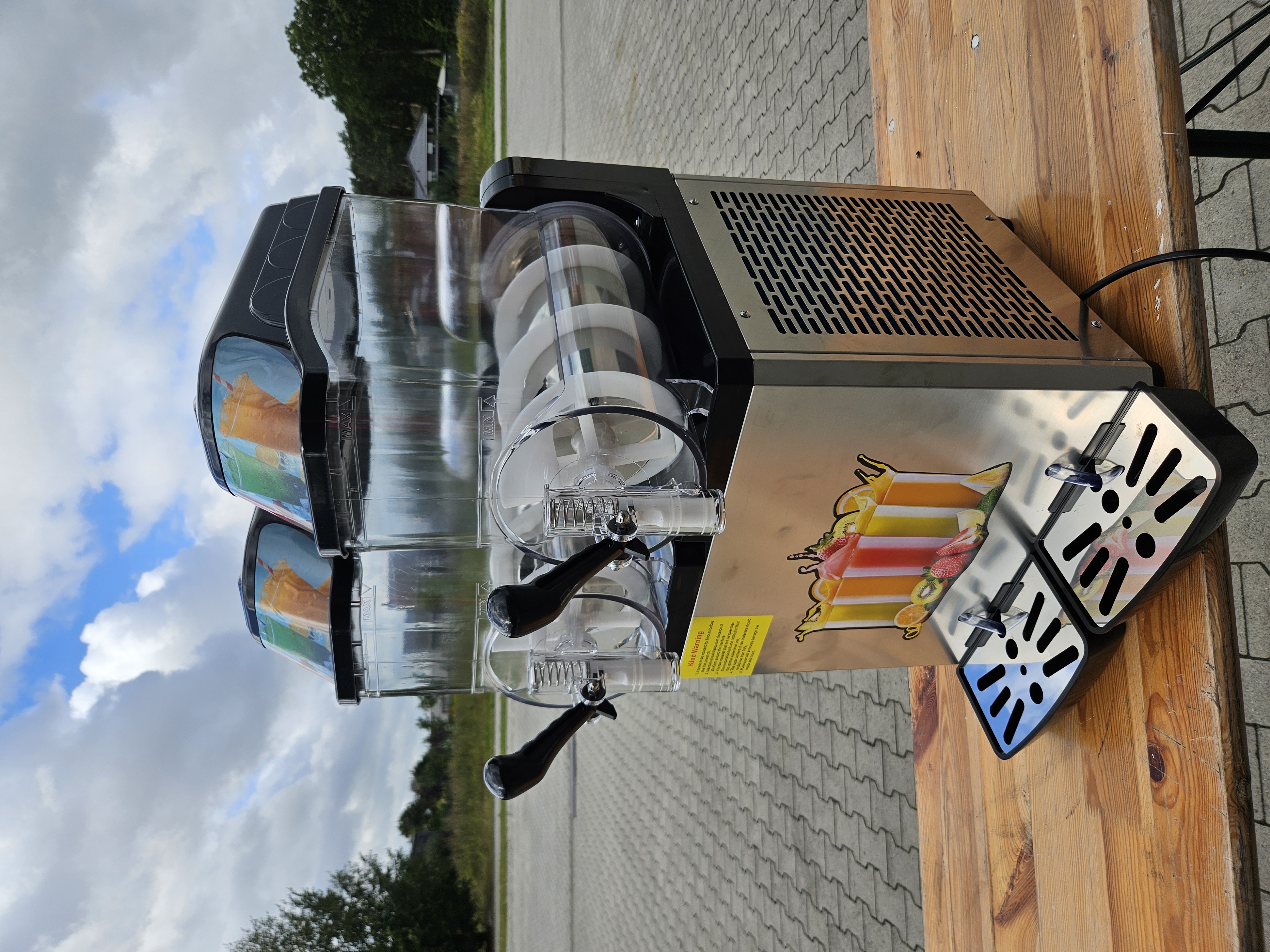 Slush-Eis-Maschine - 2 Behälter - 12 ltr.  