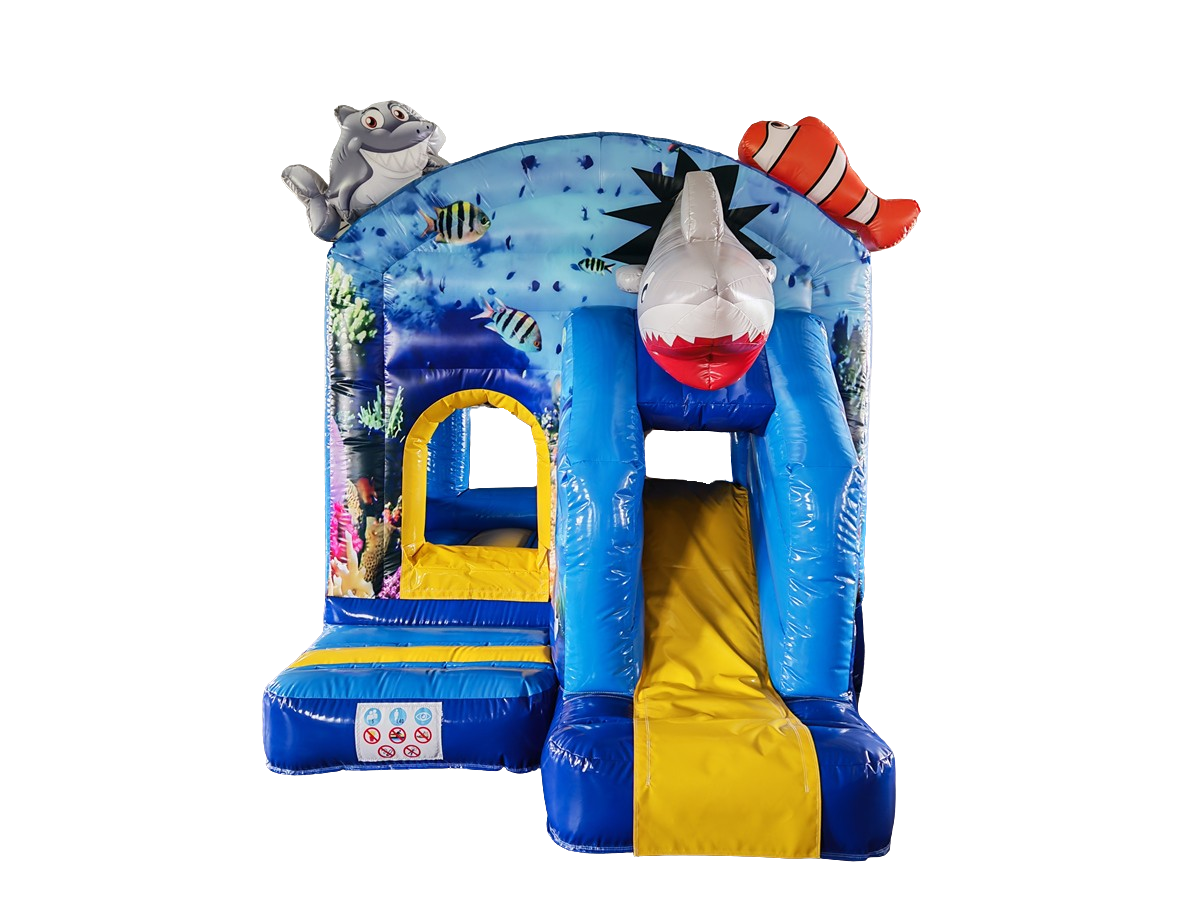 Hüpfburg 3,9x2,8 m - kleine Seaworld