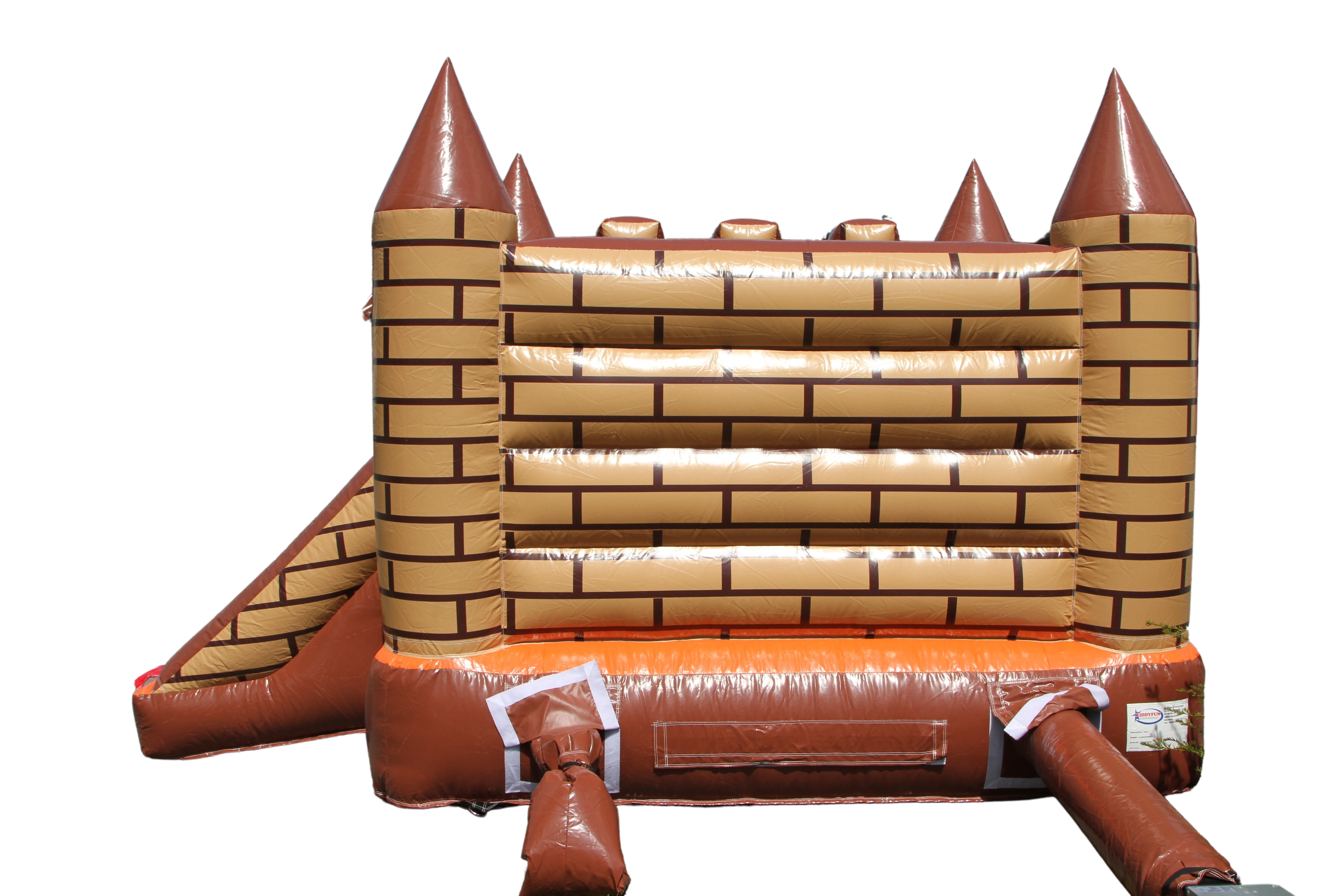 Hüpfburg 4,2x4 m - Ritter mit Rutsche