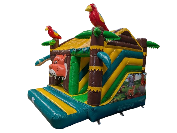 Hüpfburg 4,2x4 m - Mini Multiplay Jungle
