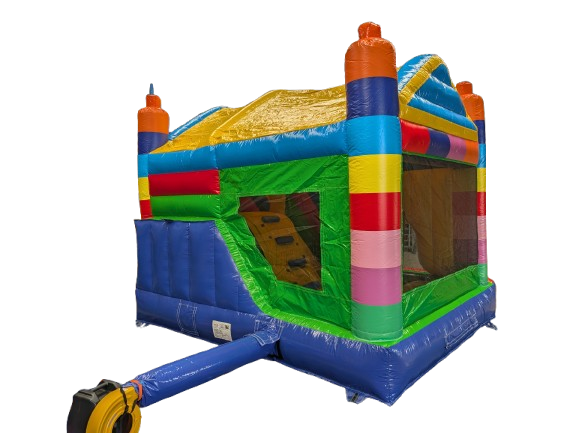 Hüpfburg 4,2x4 m - Mini Multiplay Bausteine
