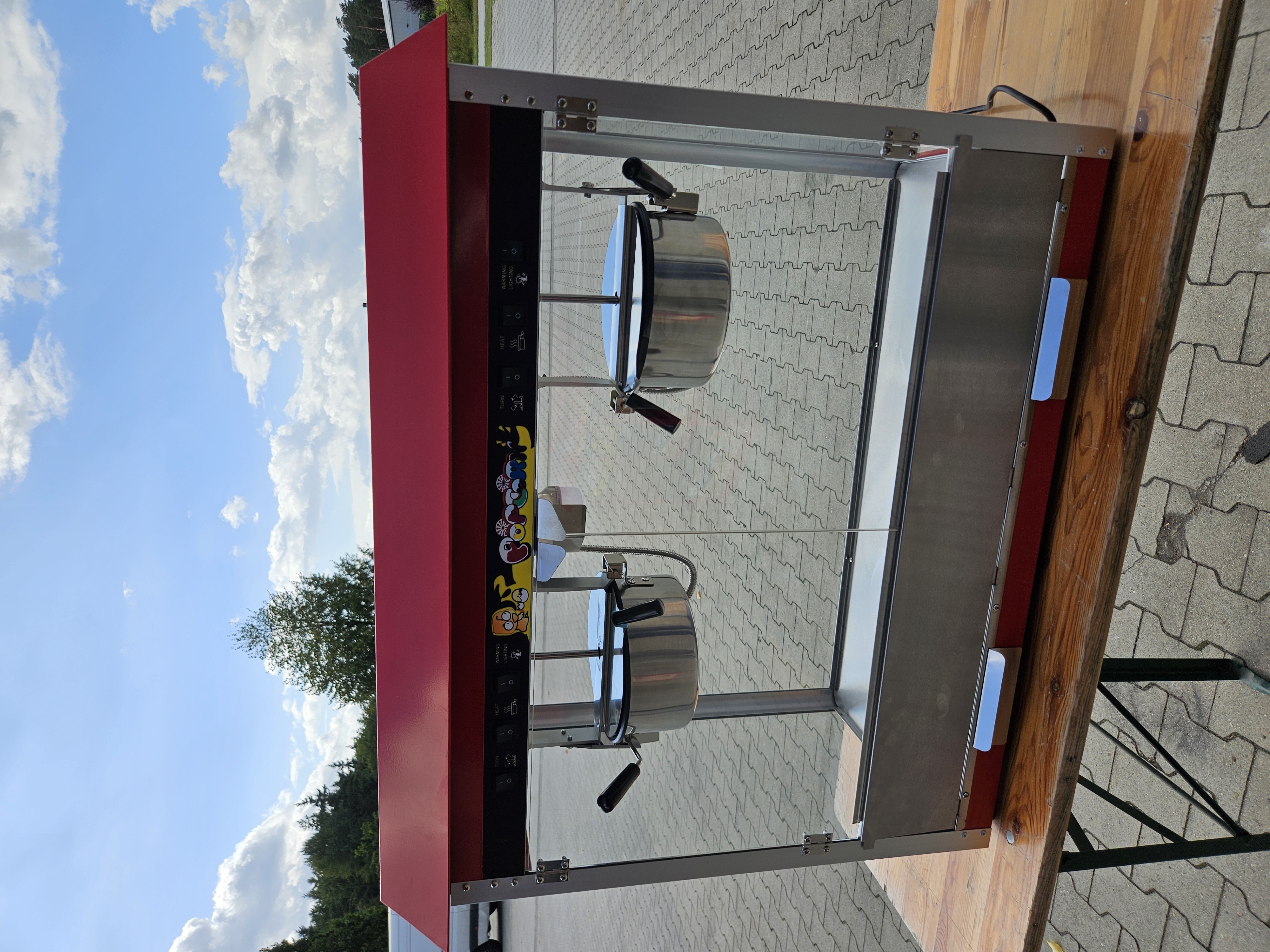 Popcornmaschine 2x 8oZ