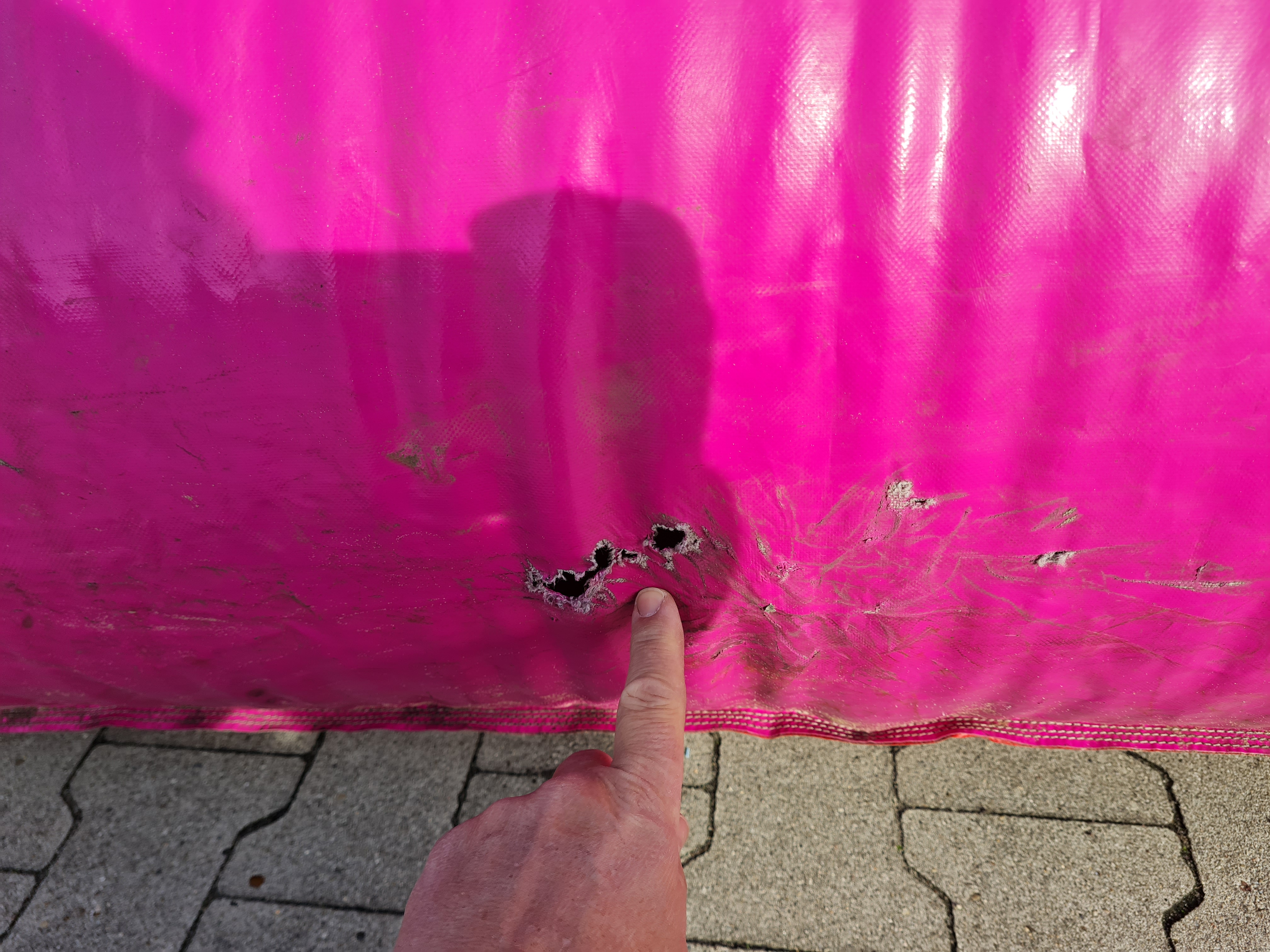 Spider-Web - Klettwand - 7,5x3,5 m - gebraucht
