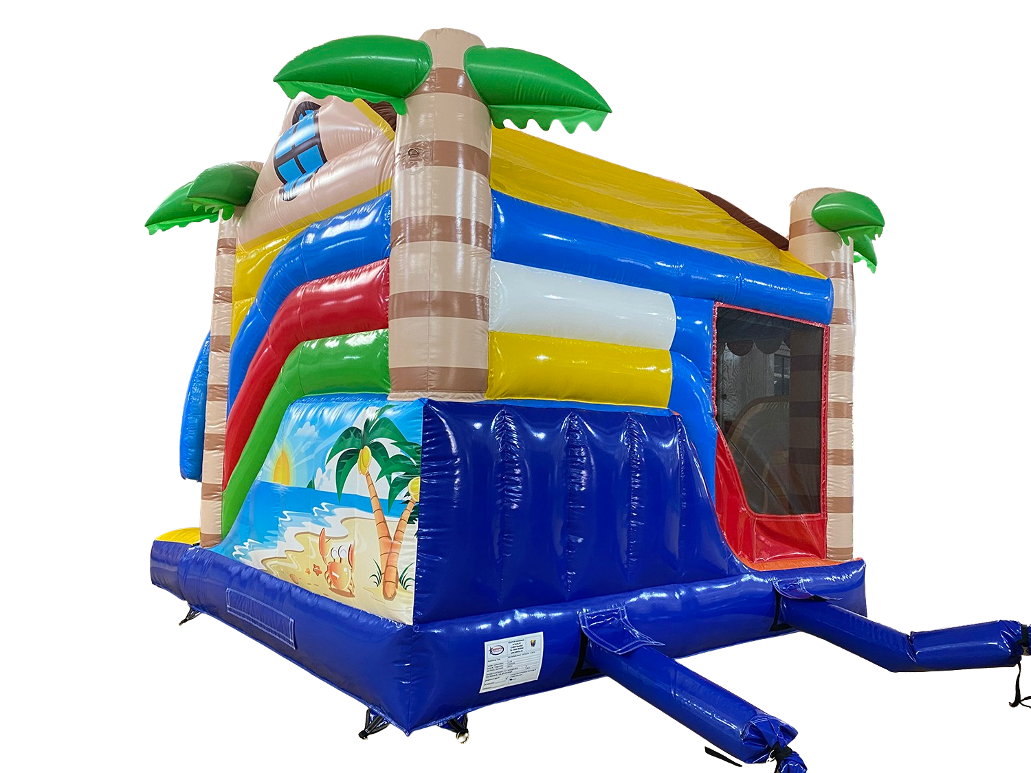 Hüpfburg 4,2x4 m - Mini Multiplay Beach