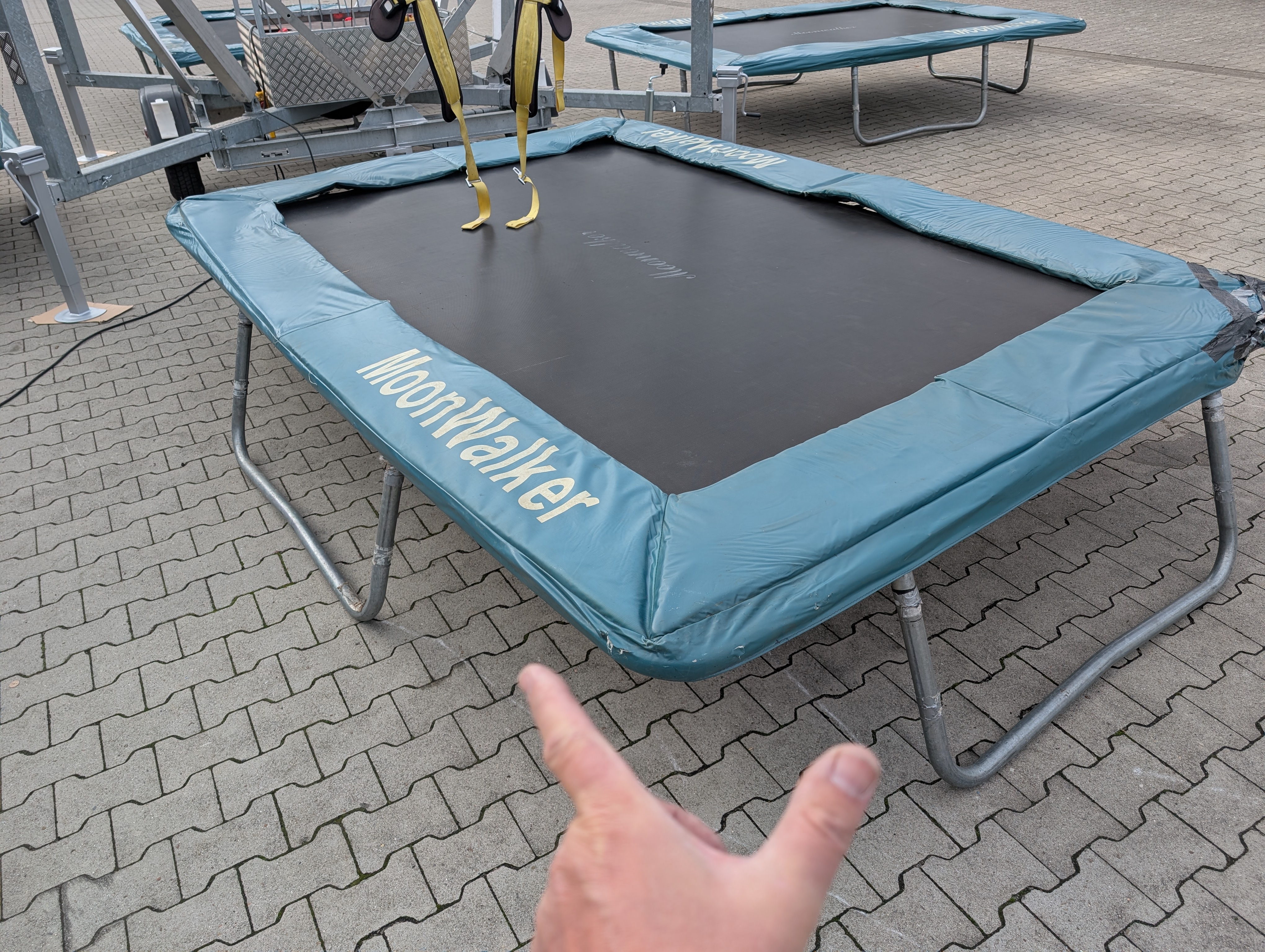 4er Bungee-Trampolin - Höhe 5,7 m - gebraucht