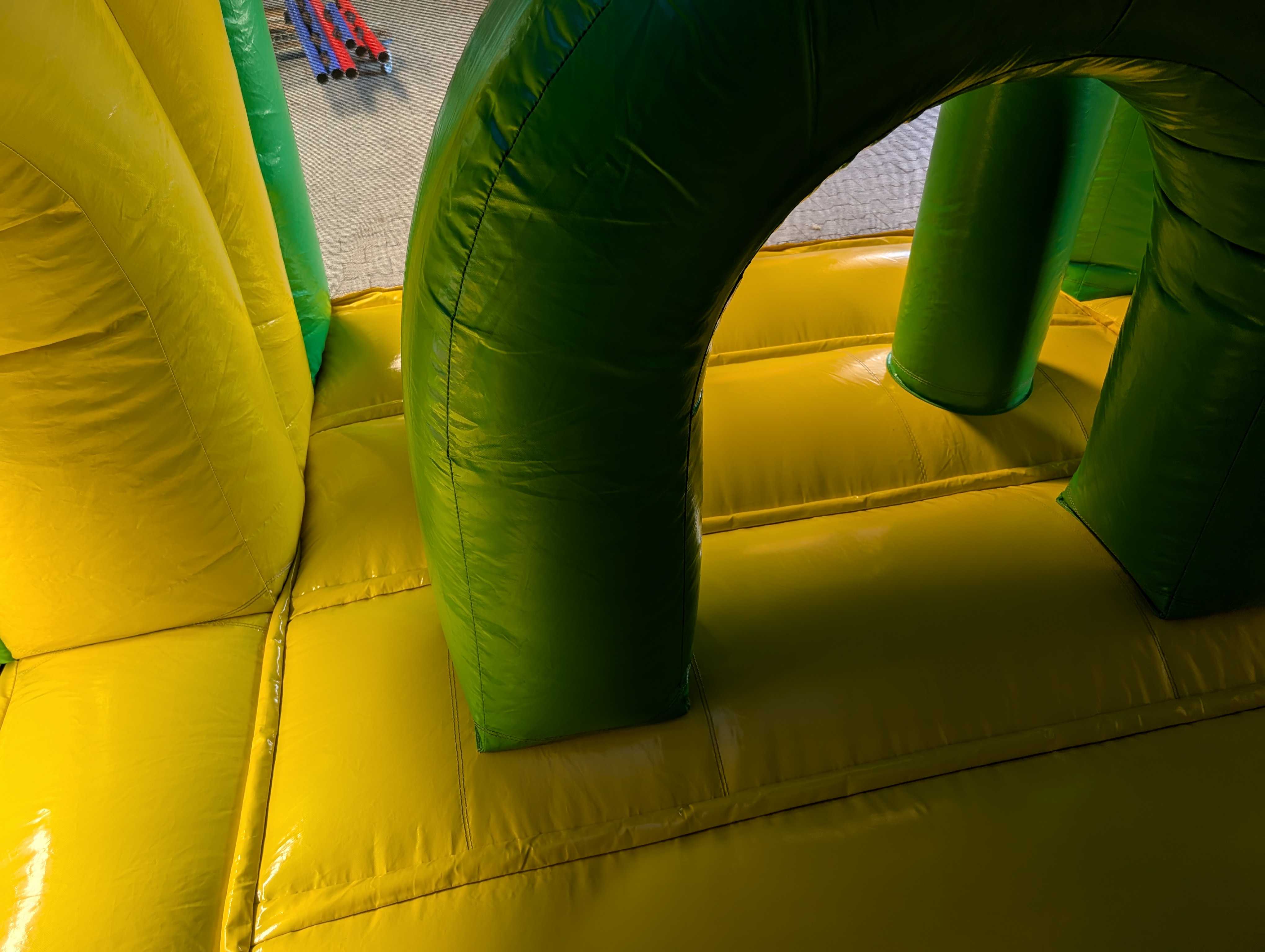 Multiplay-Hüpfburg 5x4 m - mit Rutsche - gebraucht