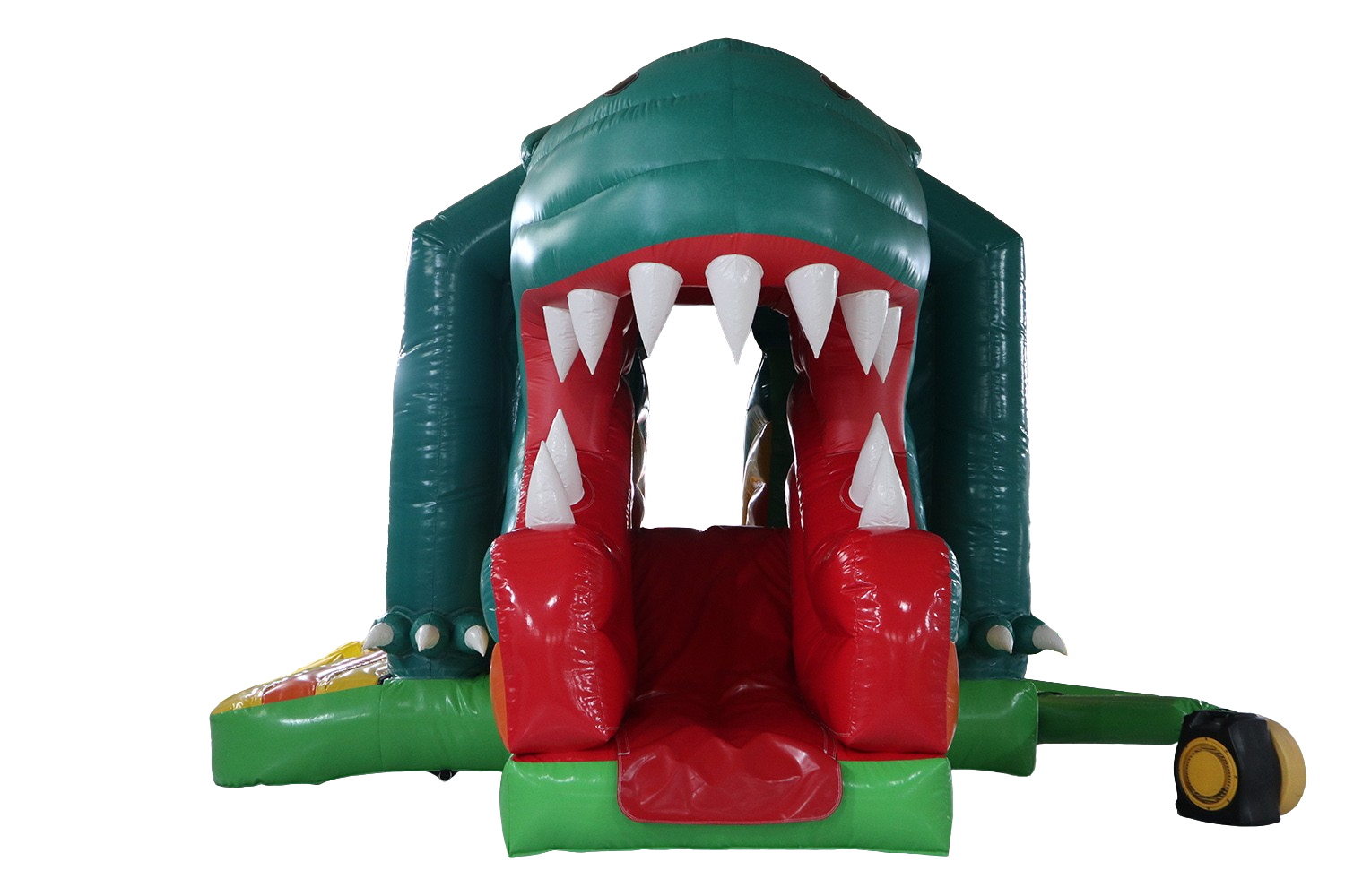 Hüpfburg 6,6x4 - Mega Dino mit 2 Rutschen