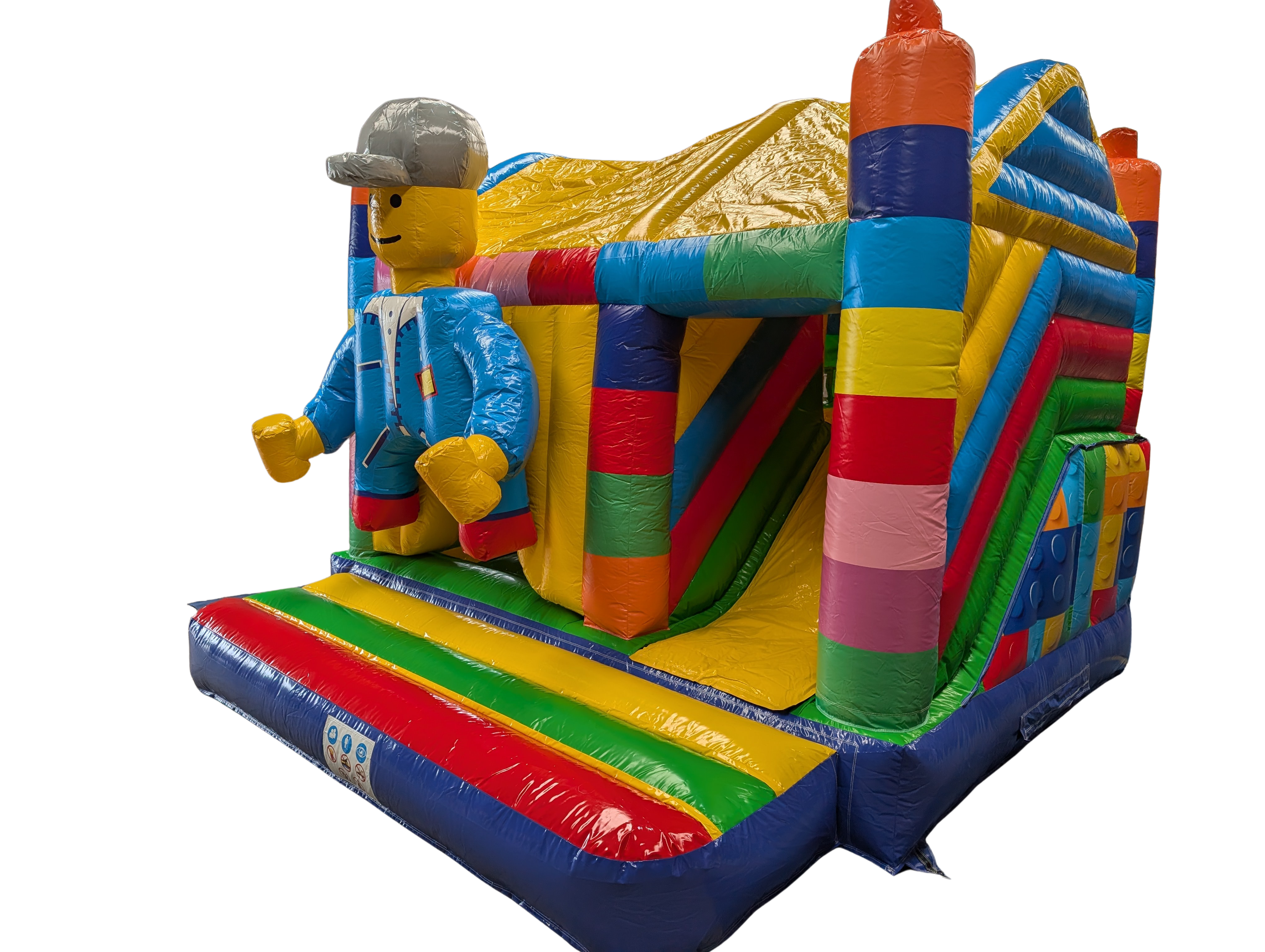 Hüpfburg 4,2x4 m - Mini Multiplay Bausteine