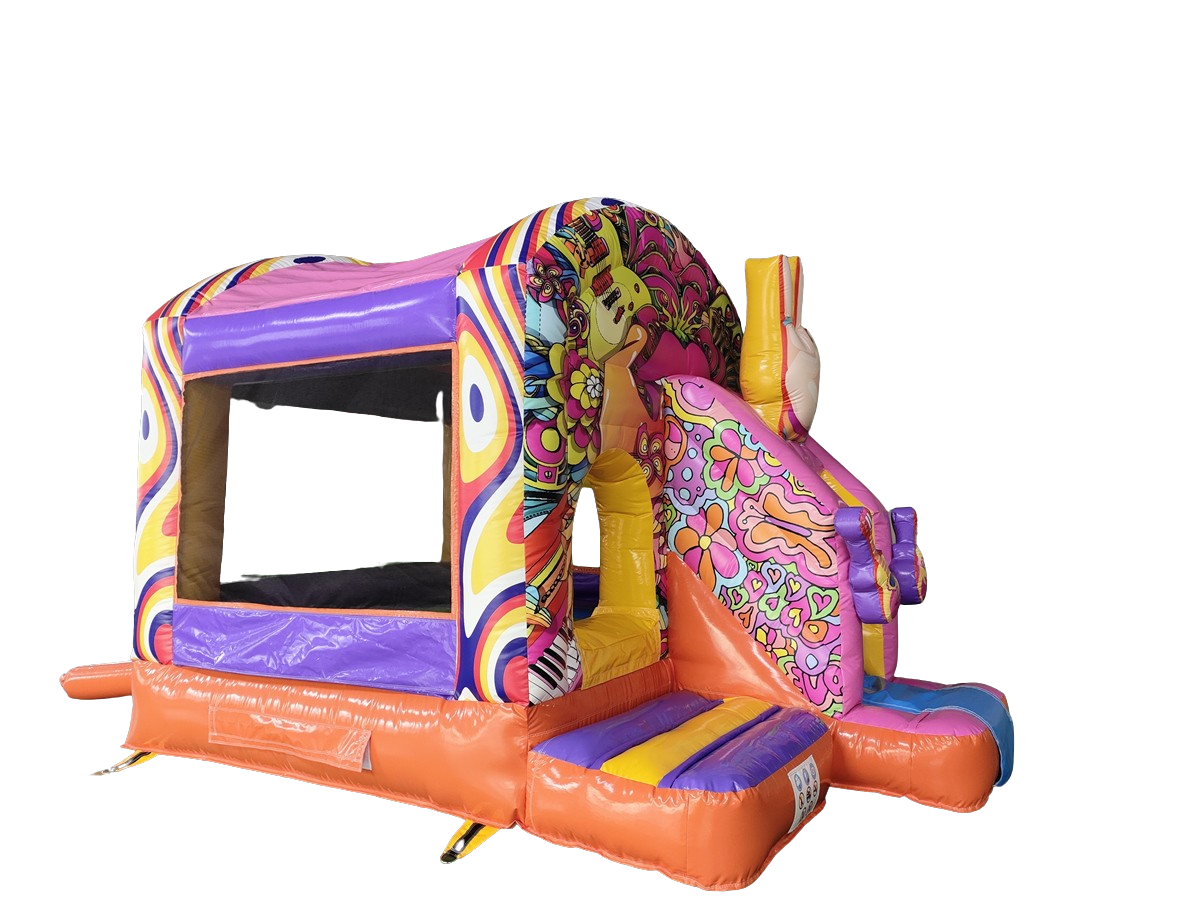 Hüpfburg 3,9x2,8 m - Hippie