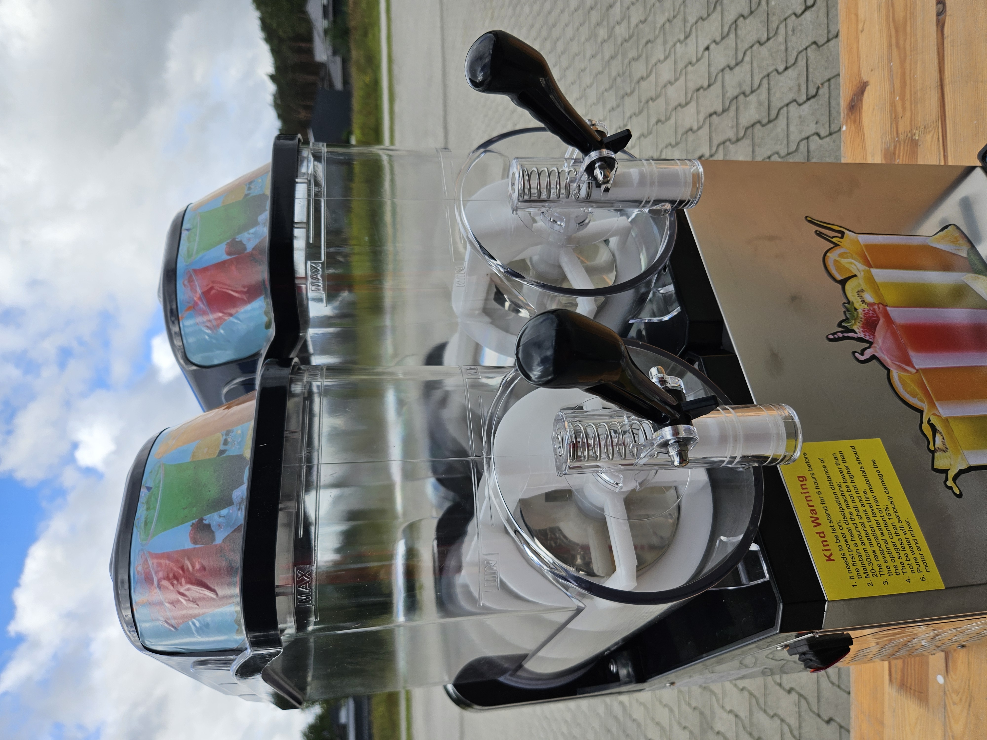 Slush-Eis-Maschine - 2 Behälter - 12 ltr.  