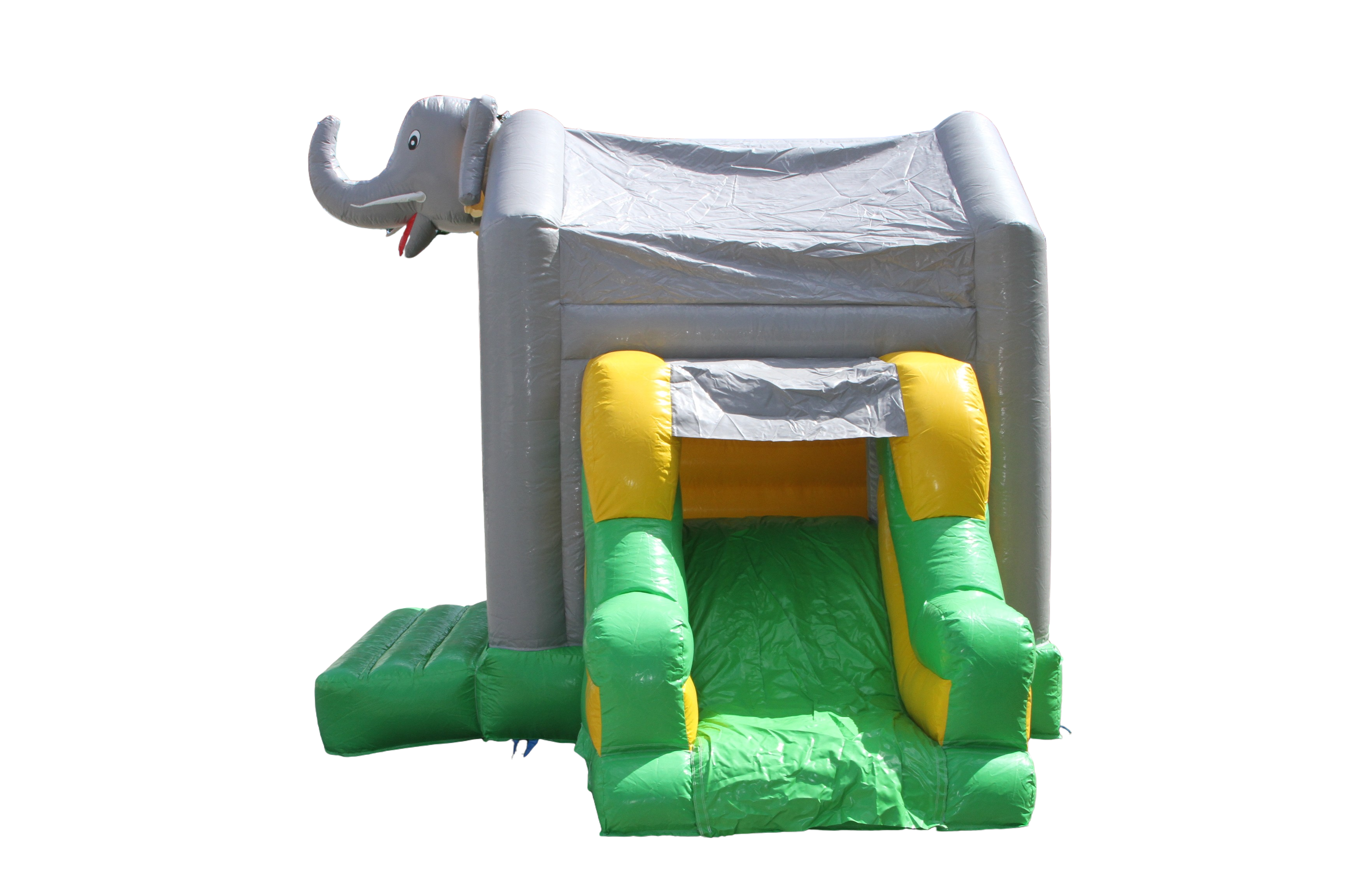 Hüpfburg 4,6x4 m - Elefant mit Rutsche