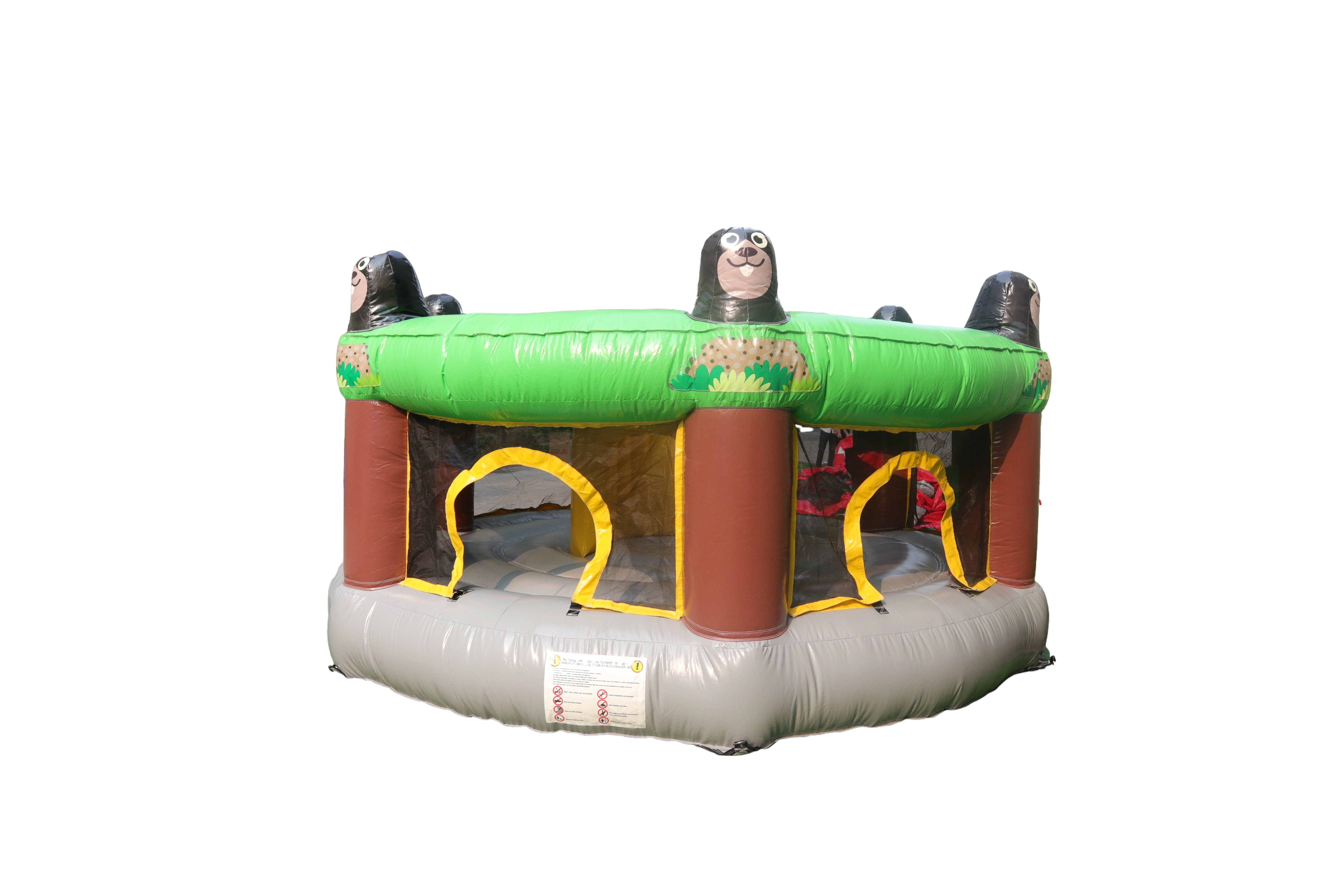 Maulwurfspiel - Whack a mole - aufblasbar - 4,4m Durchmesser