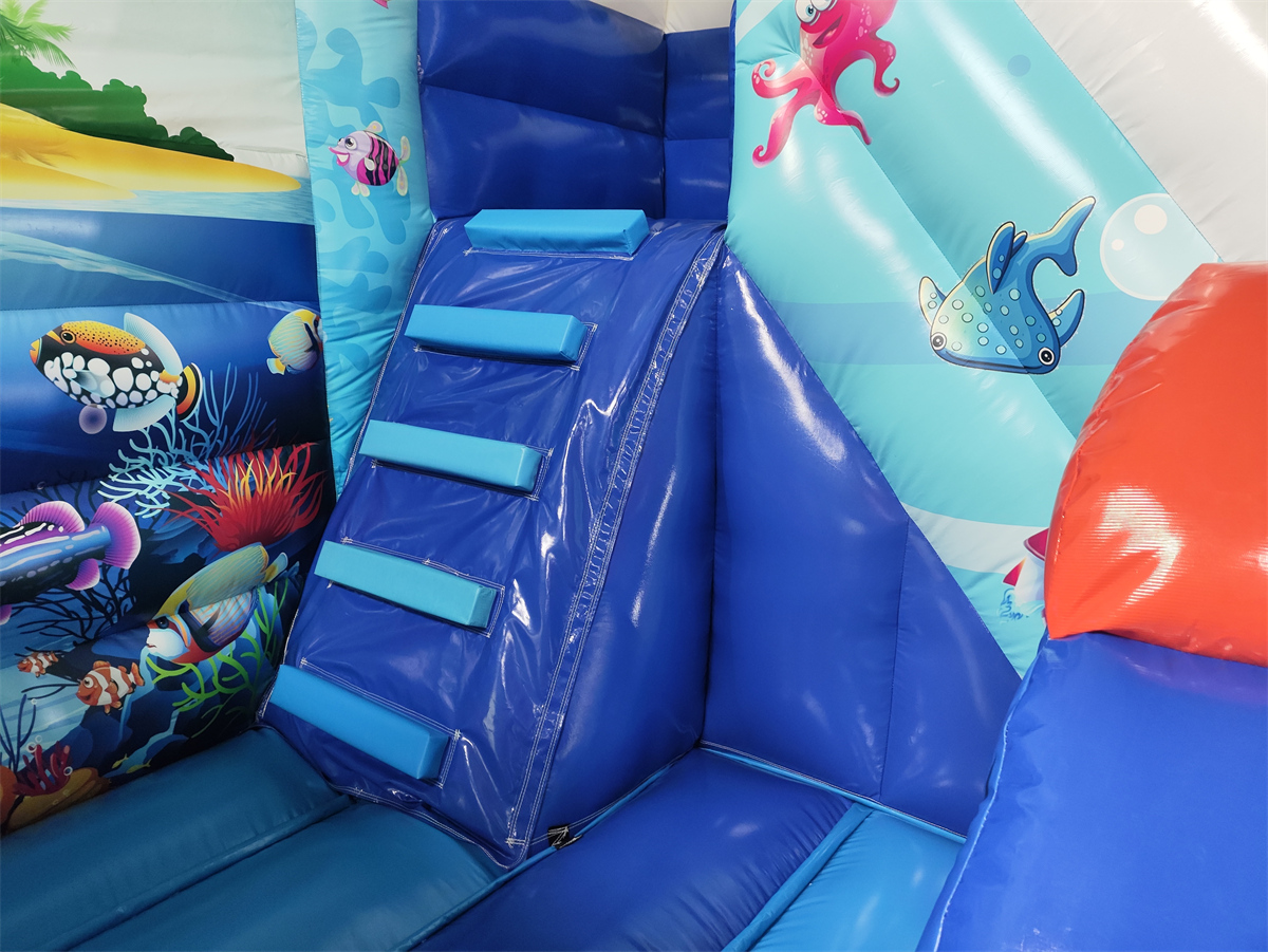 Hüpfburg - 5x4 m - Seaworld mit Krabbe