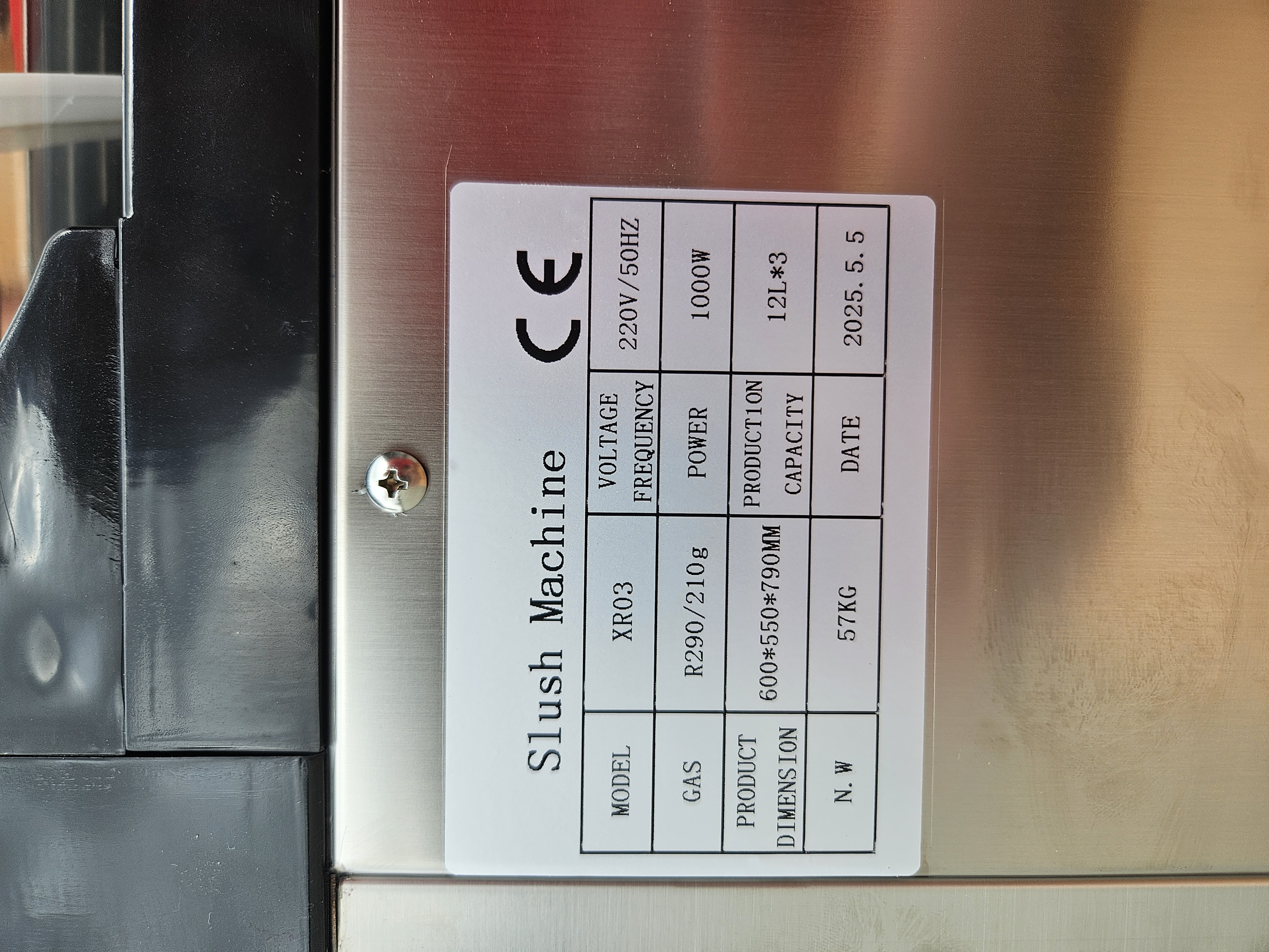 Slush-Eis-Maschine - 3 Behälter - 12 ltr.  