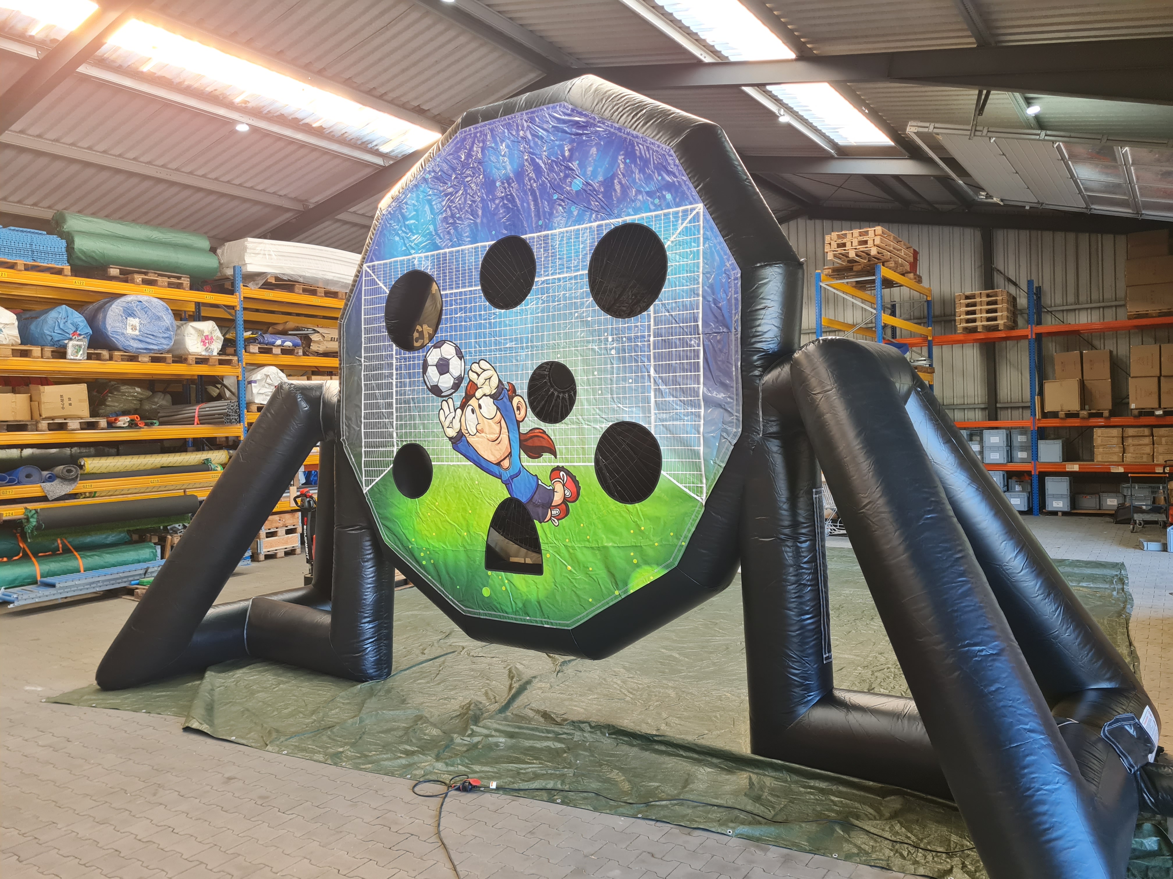 Fußballdart XXL - Dart & Torwand - 7,2x3,6x4,5m