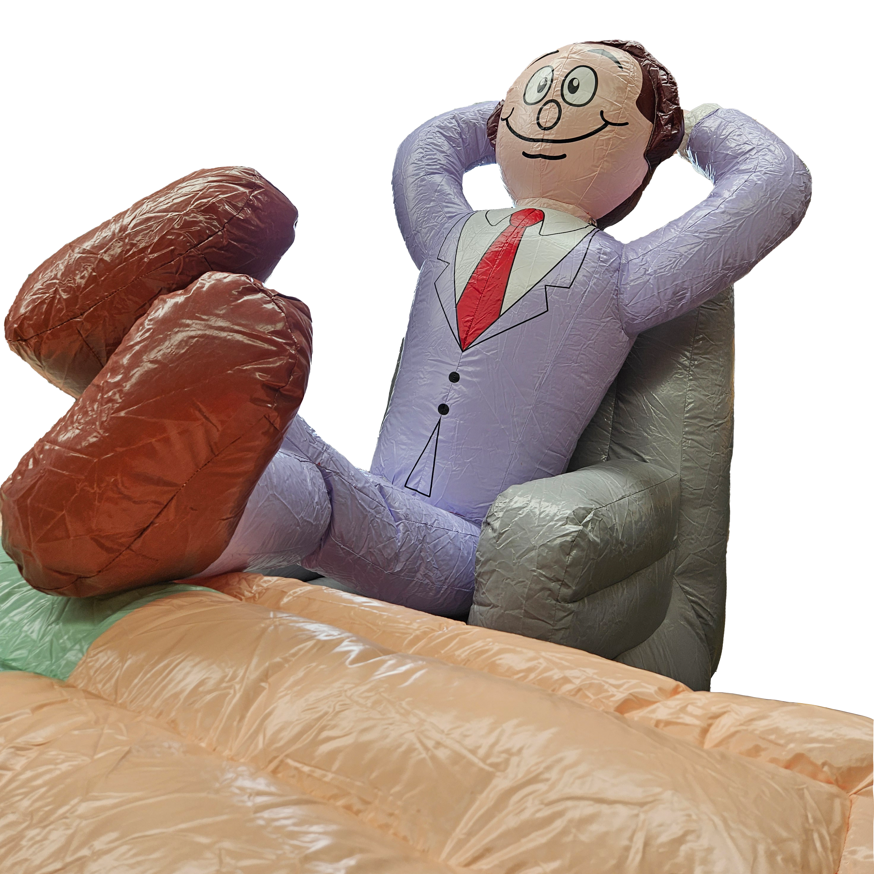 Mann am Schreibtisch - 2,40 m