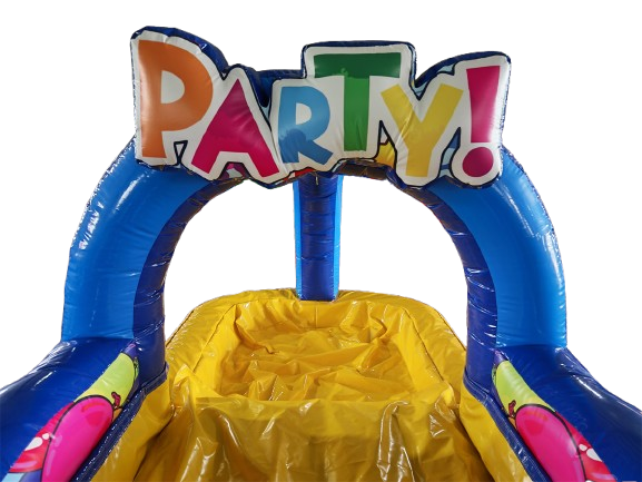 Wasserrutsche mit Pool -  Party - 10x2,5 m  
