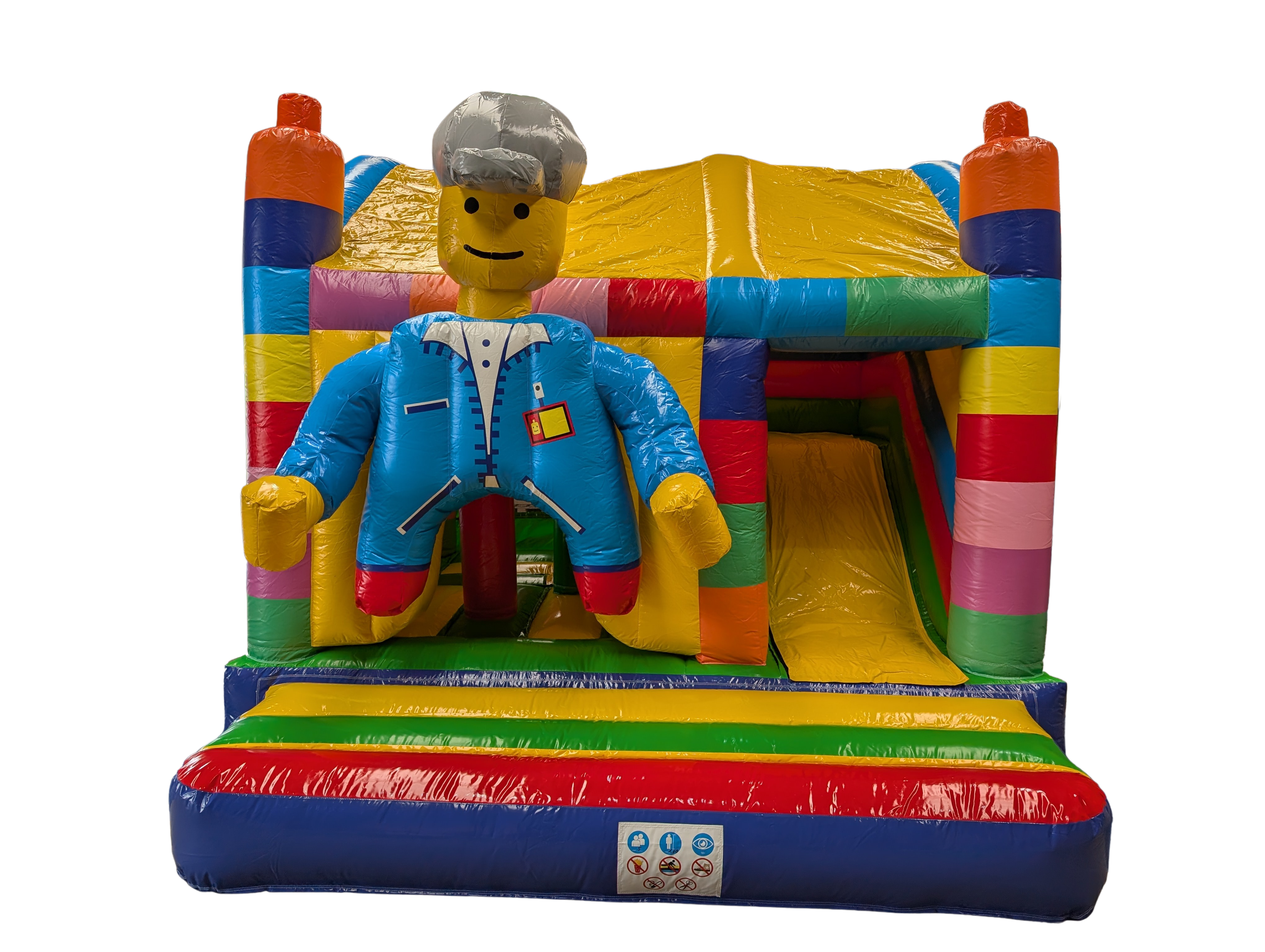 Hüpfburg 4,2x4 m - Mini Multiplay Bausteine