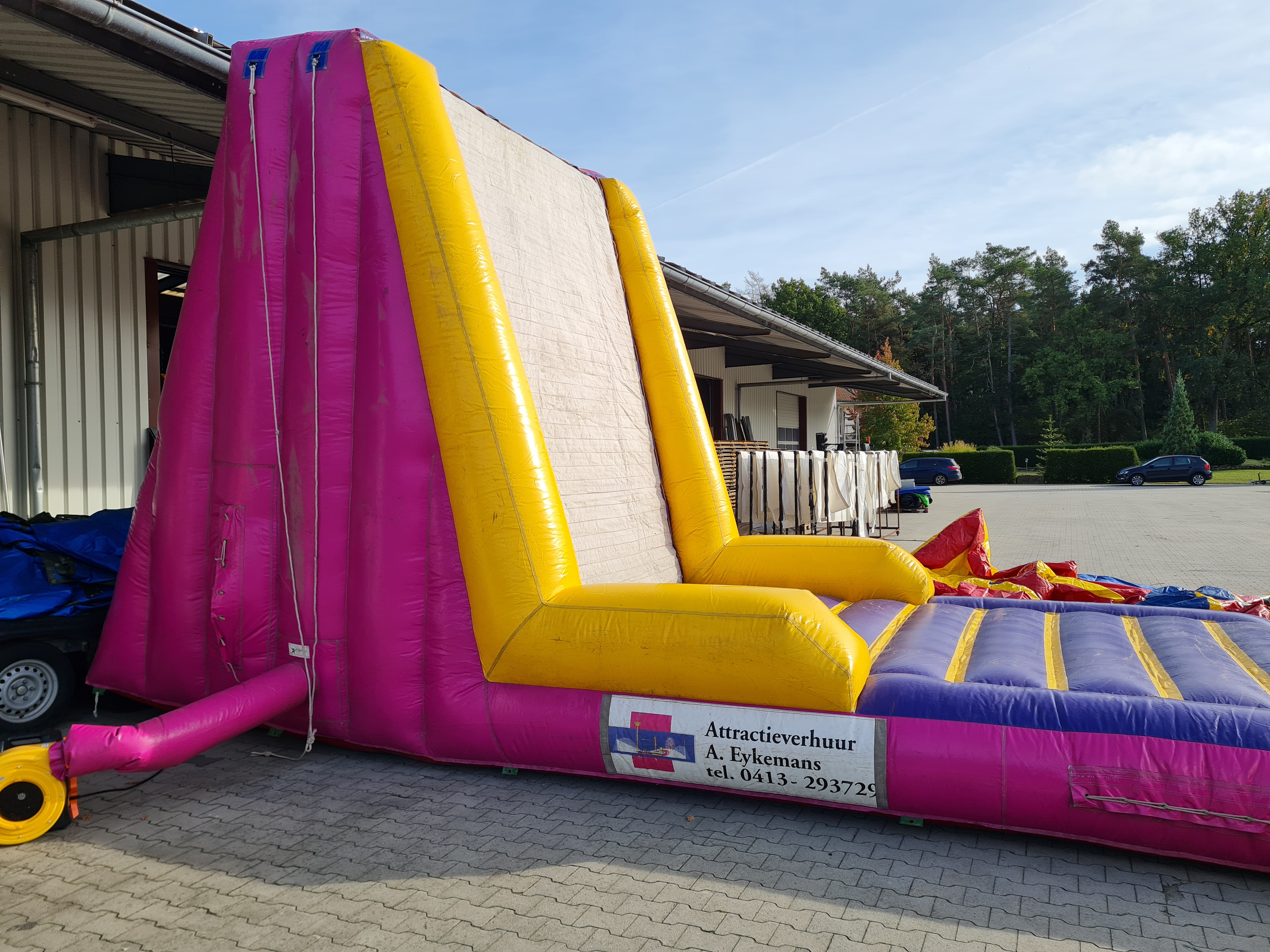 Spider-Web - Klettwand - 7,5x3,5 m - gebraucht