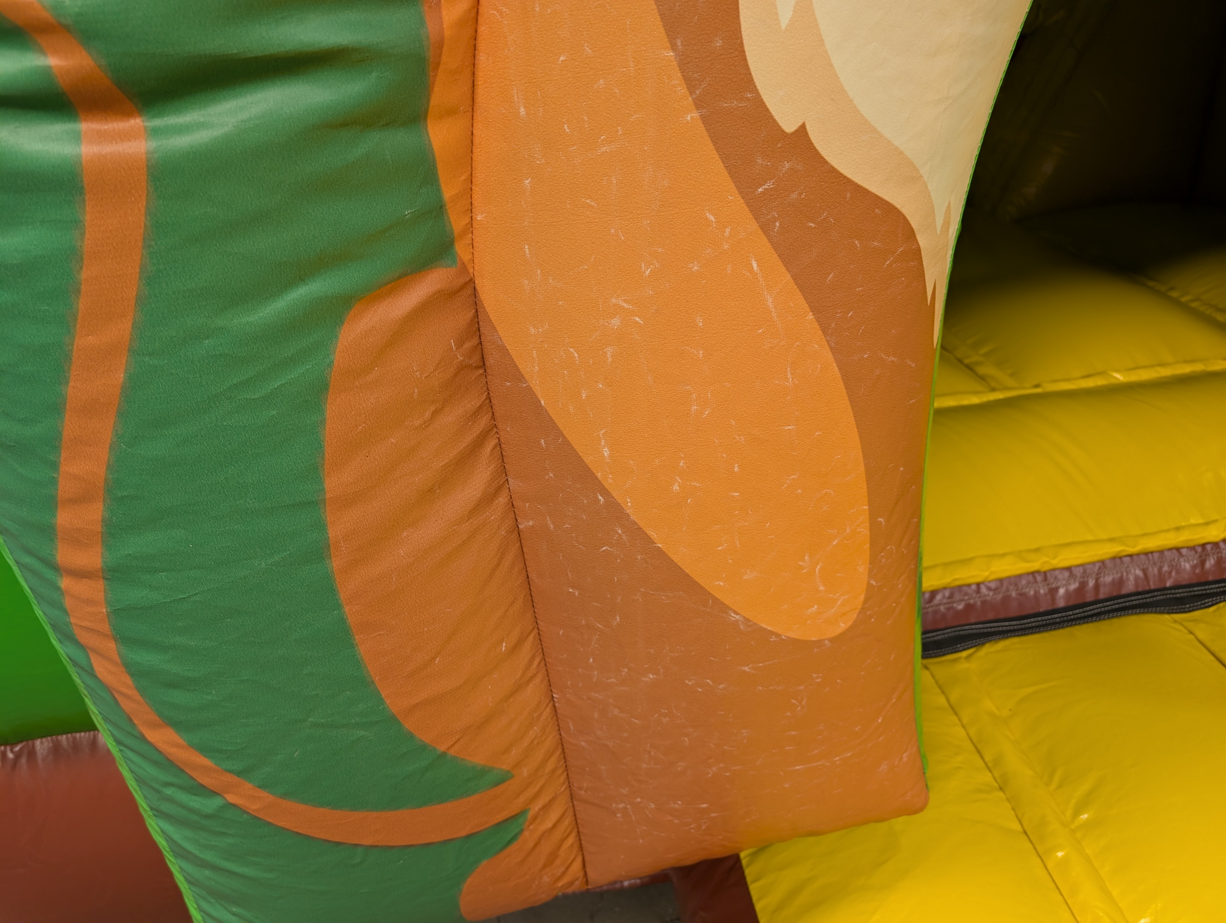 Multiplay-Hüpfburg 5x4 m - mit Rutsche - gebraucht
