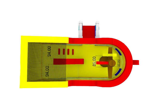Piratenschiff - 6x4 m - mit Rutsche