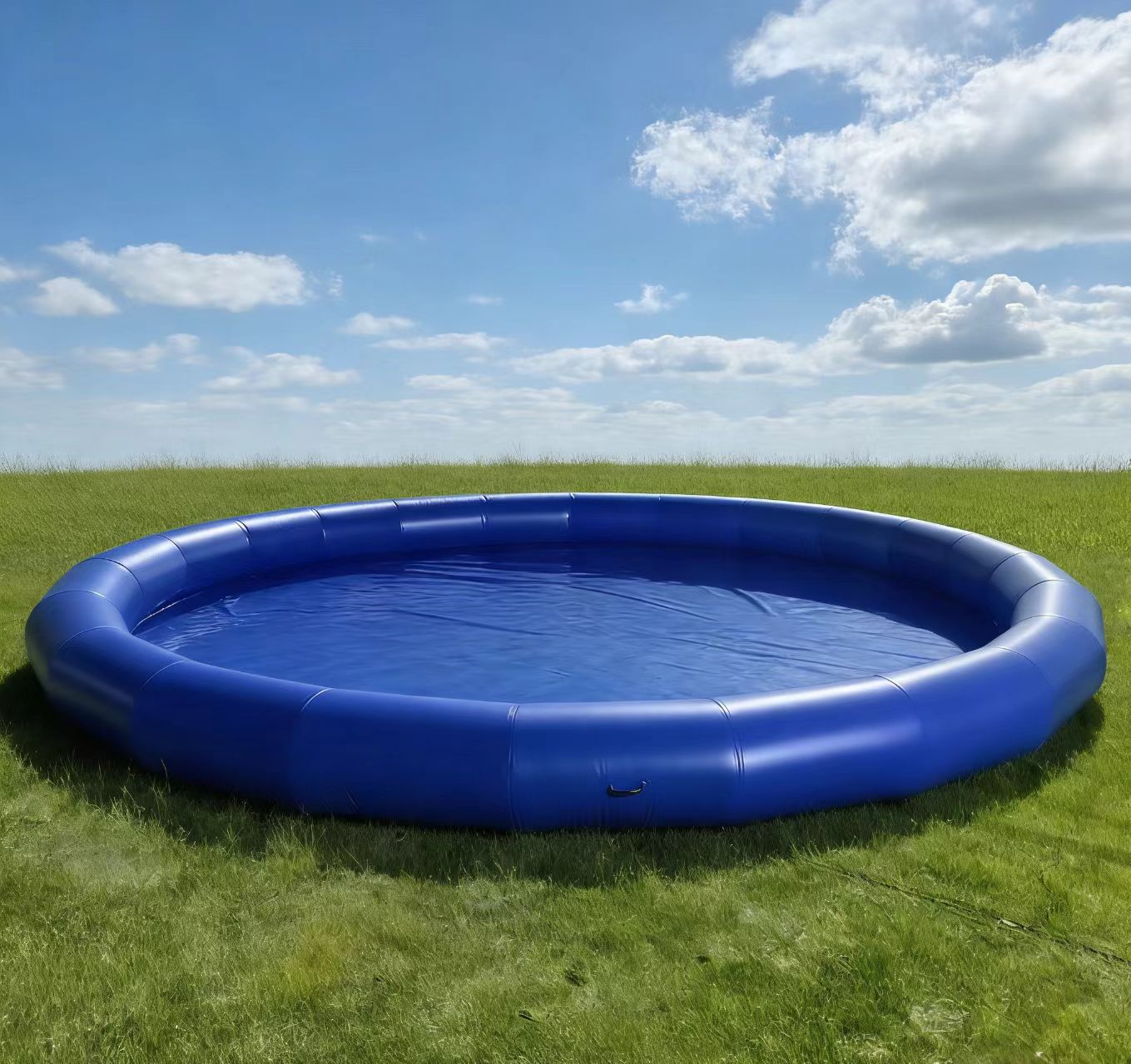 Pool aufblasbar, 8x8 m, für Wasserbälle oder Kinderboote - Rund