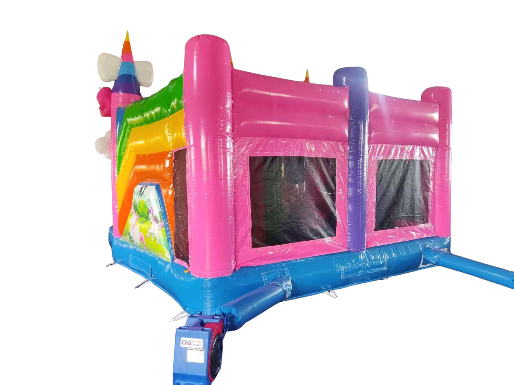 Hüpfburg 5,1x5 m - Multiplay Einhorn