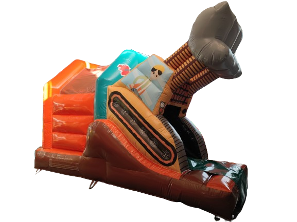 Hüpfburg - Modell Bagger - 4,5x3,6 m