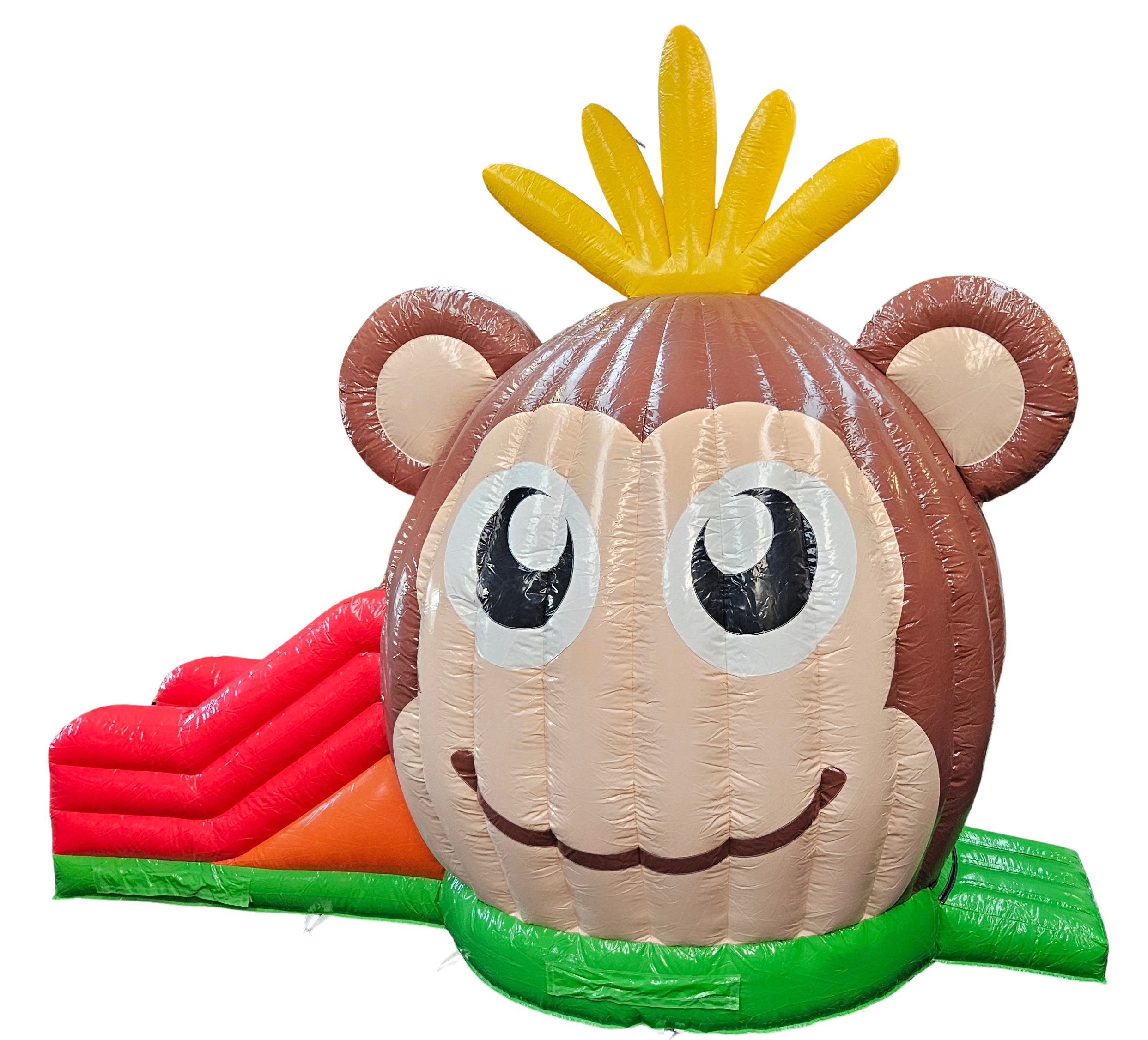 Hüpfburg 6,85x3,5 m - Affe mit Rutsche