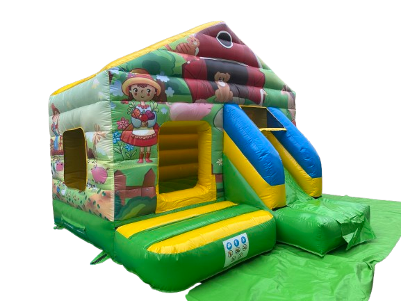 Hüpfburg - 4x4 m - Farmer - mit Rutsche 