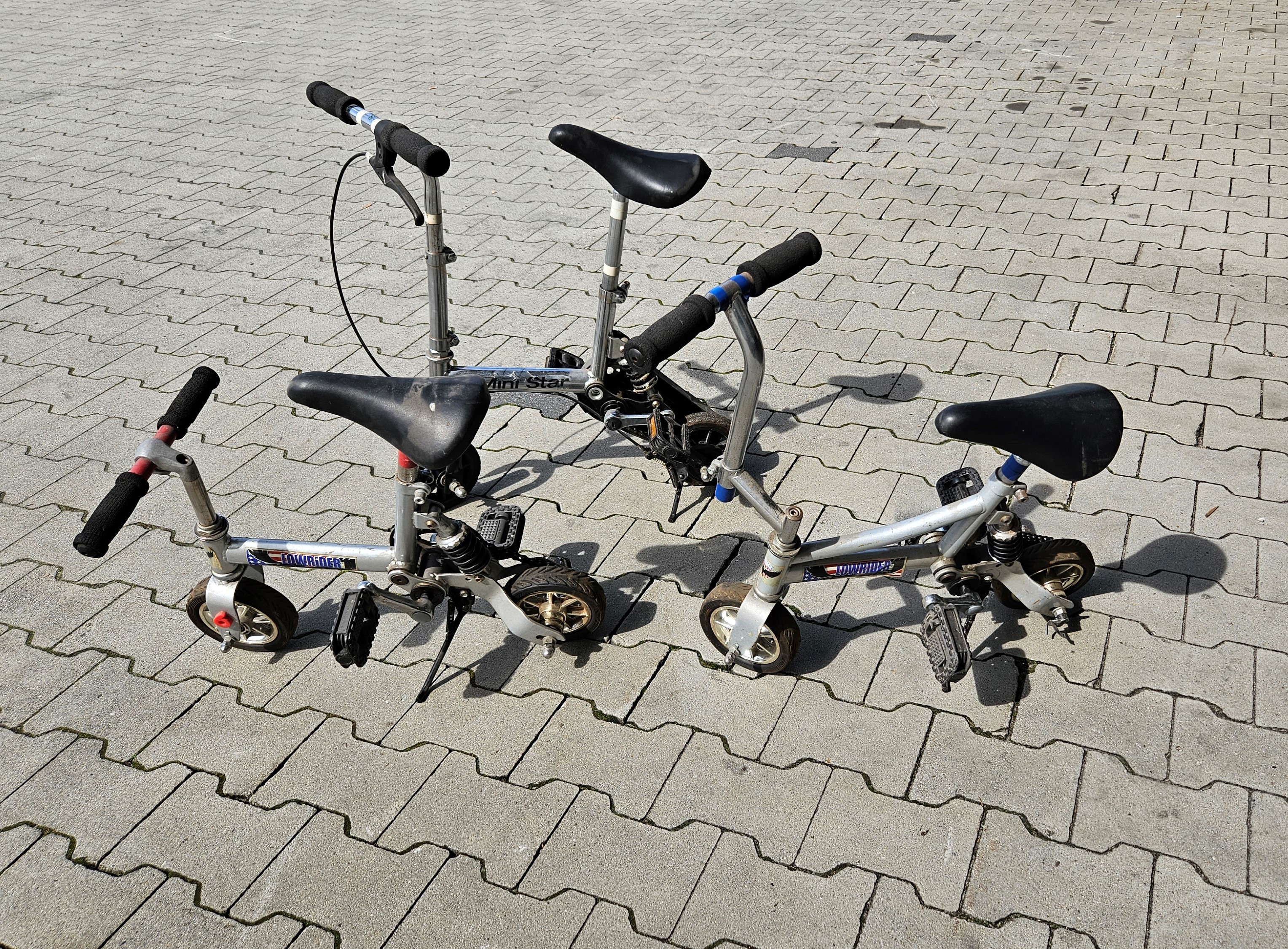 Mini Fahrräder - 3 Stück - gebraucht