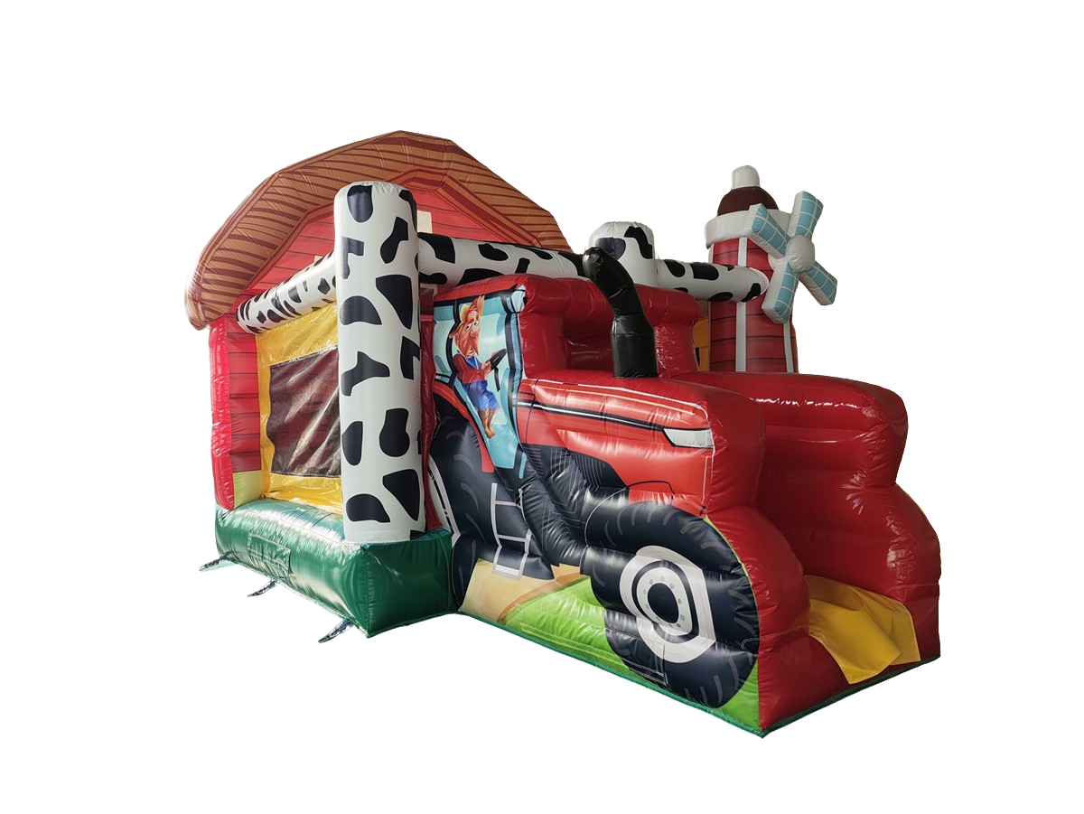 Hüpfburg - 5,5x4 m  - Farmer
